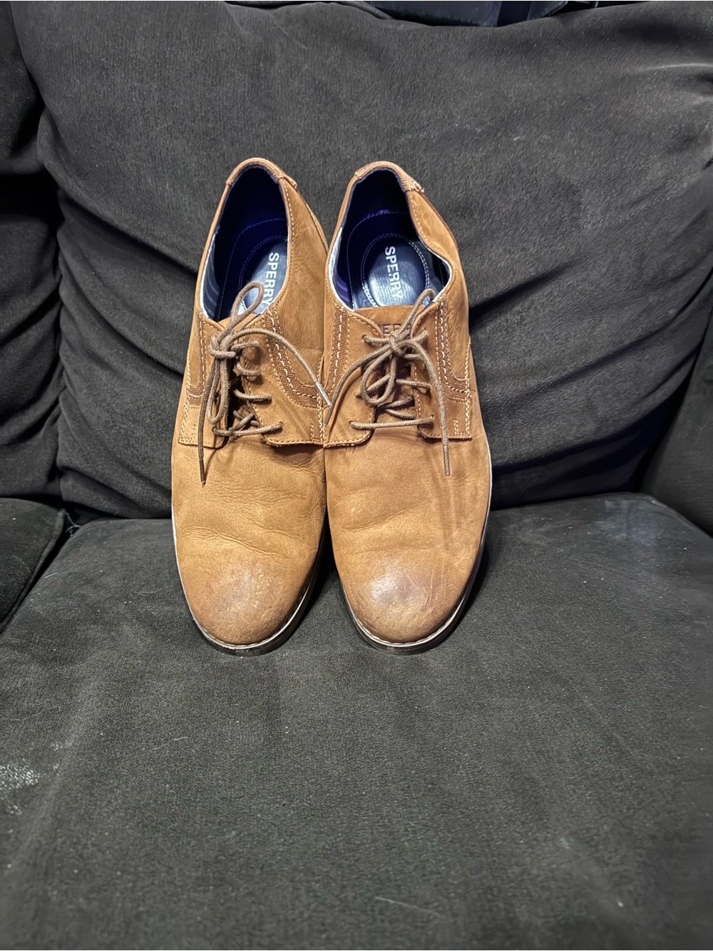 Sperry Men's Tan Suede Casual dress shoe